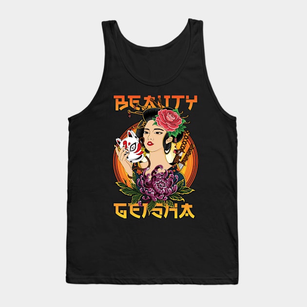 Beauty Geisha Tank Top by fauzanfarhn